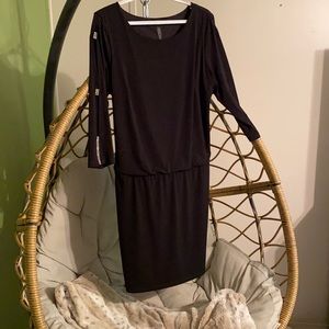 Black cocktail dress